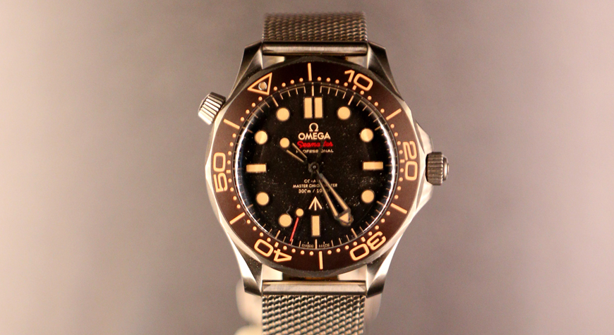 Bond's Q-enhanced Omega Seamaster Diver 300M watch